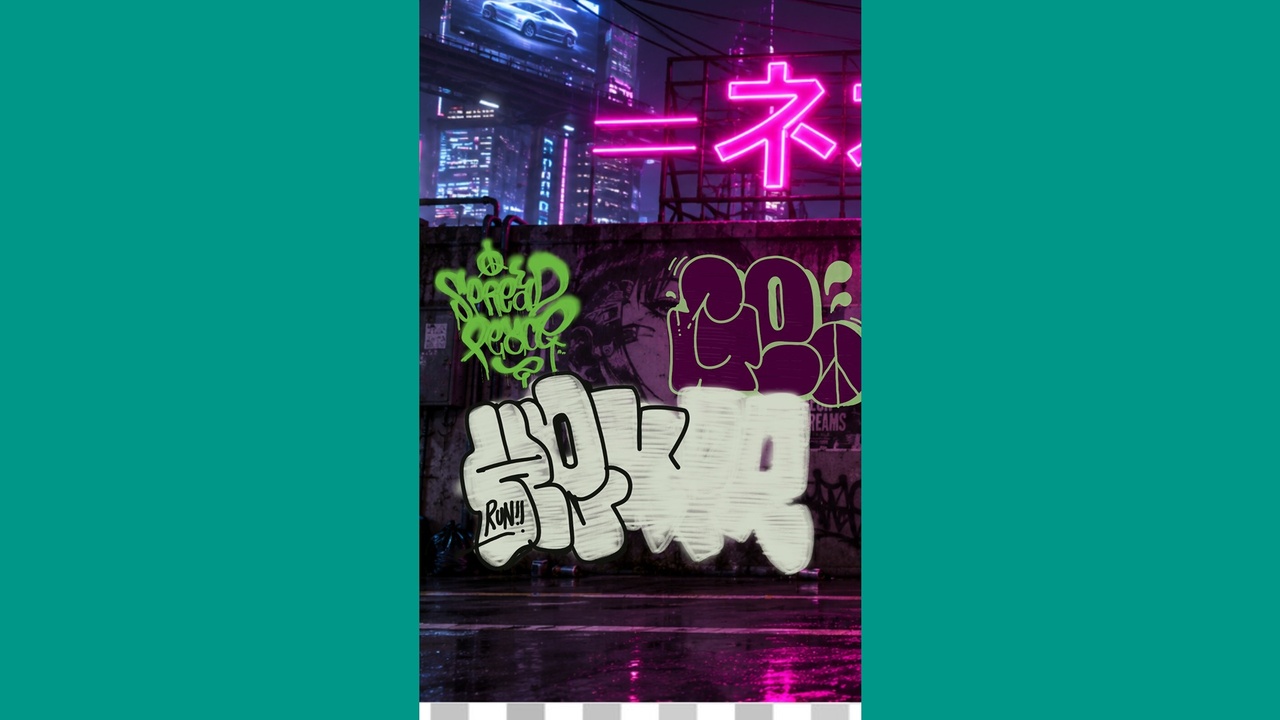 Media 1 for listing Graffiti bubble style 01