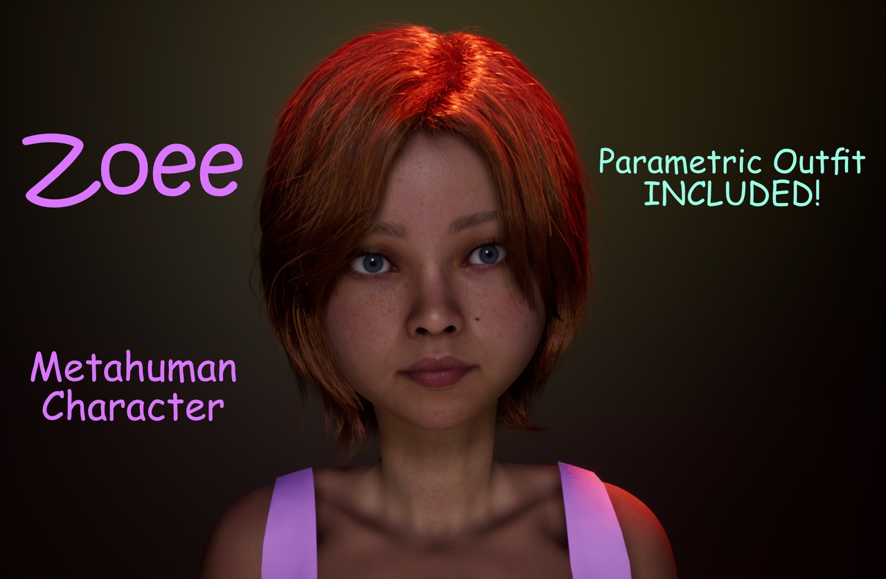 商品 Zoee - Editable MetaHuman Character 的媒体 1
