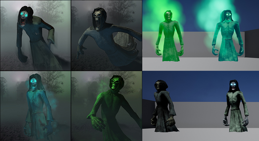 Fantasy Ghosts And Banshee Animated Characters | Fab