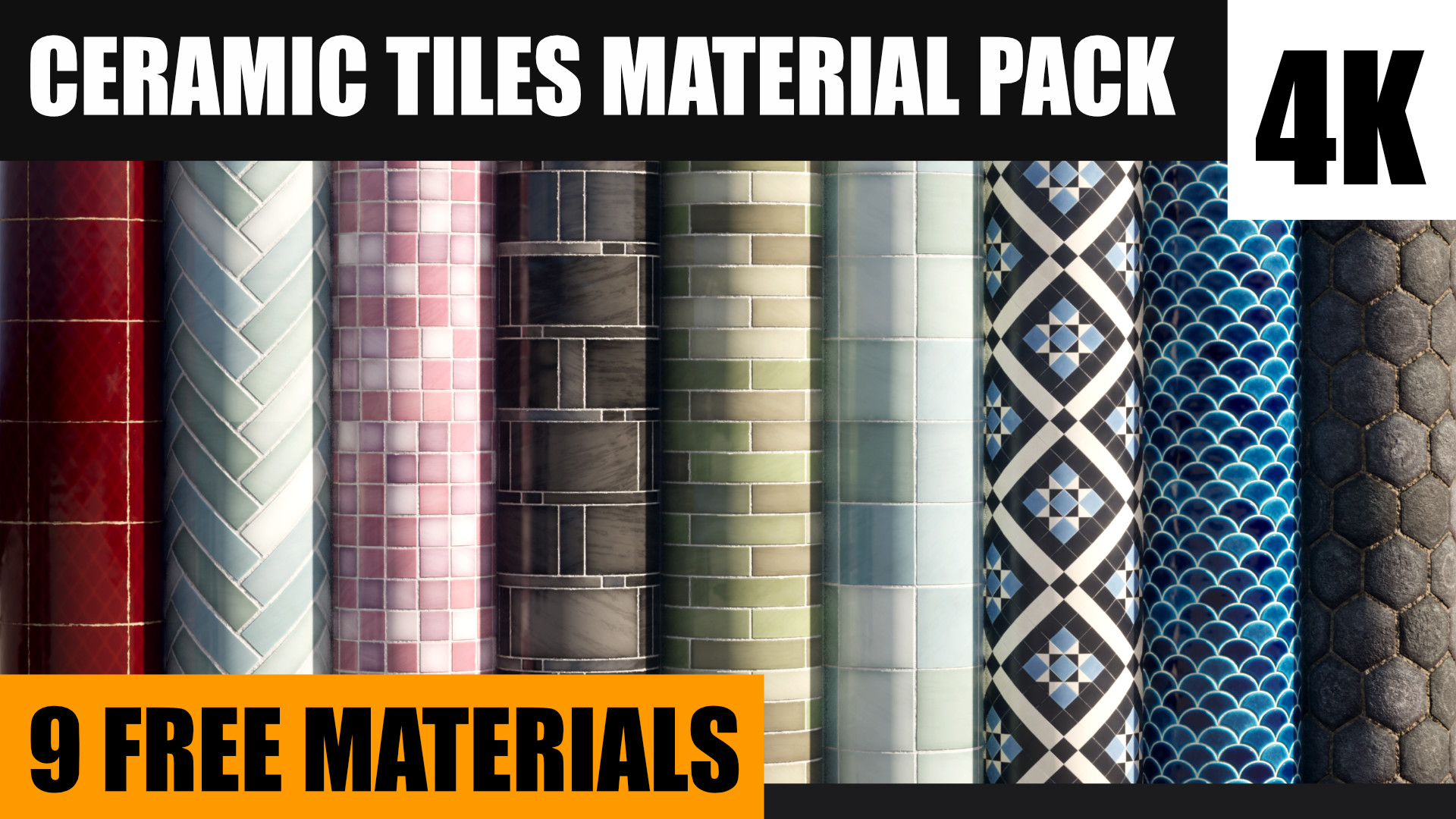 Ceramic Tiles Material Pack | Fab