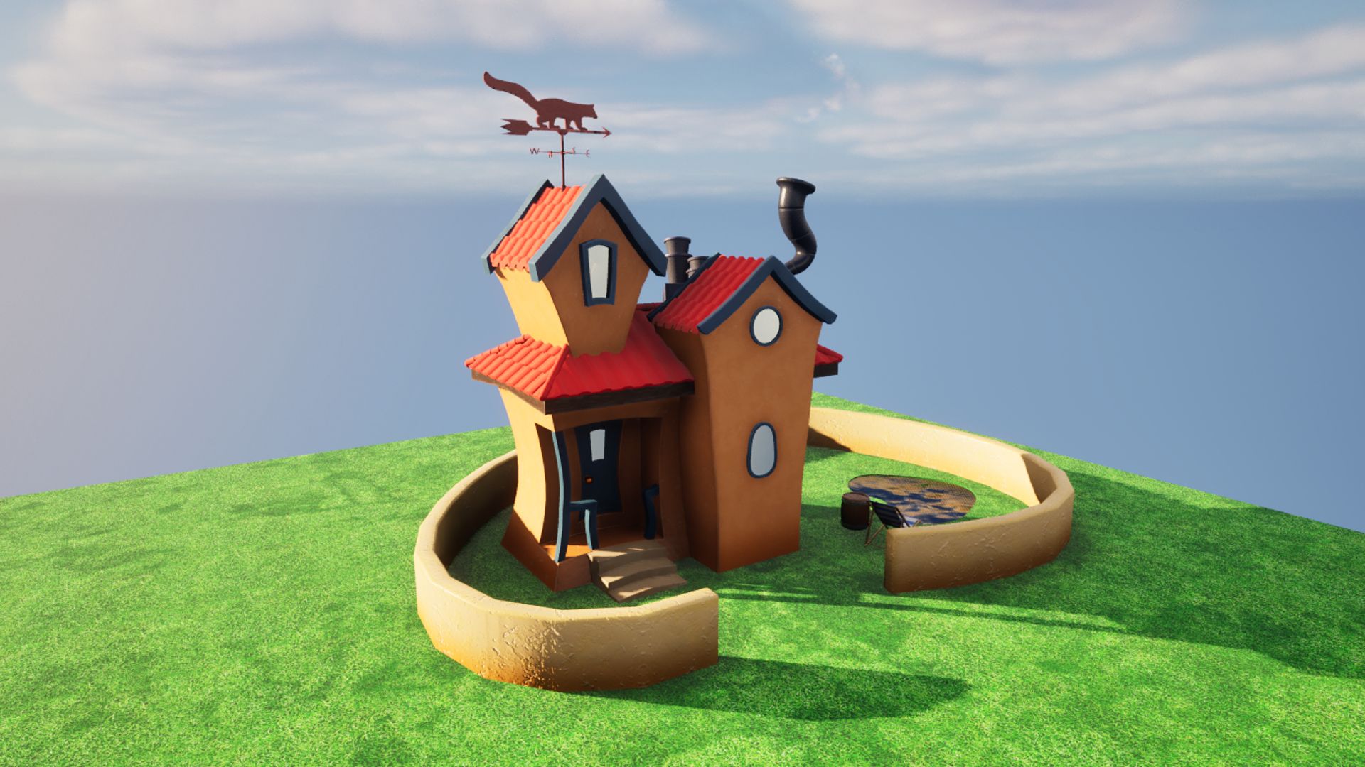 3D Stylized House | Fab