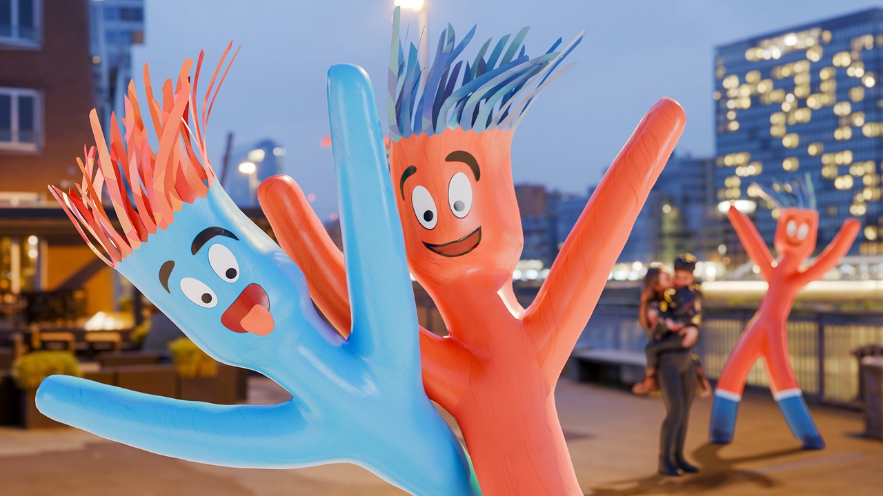 الوسائط 1 للقائمة Inflatable Air Dancer / Tube man
