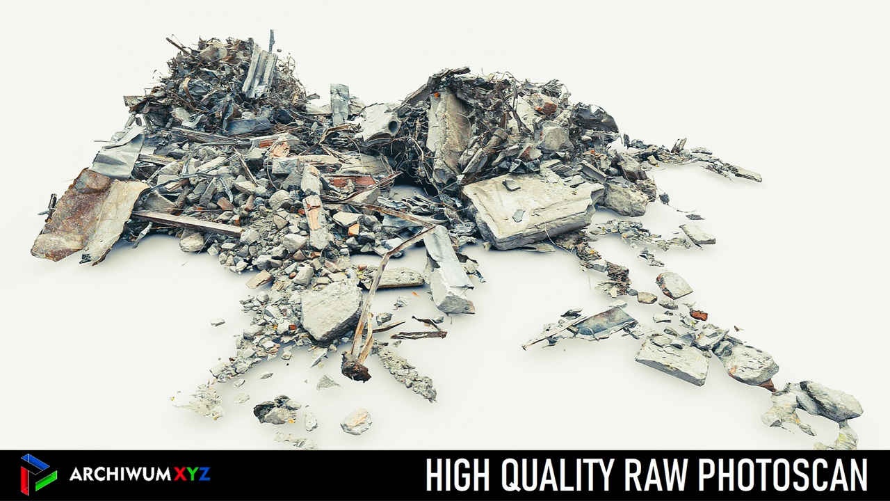 Media 1 for listing Concrete rubble after demolition