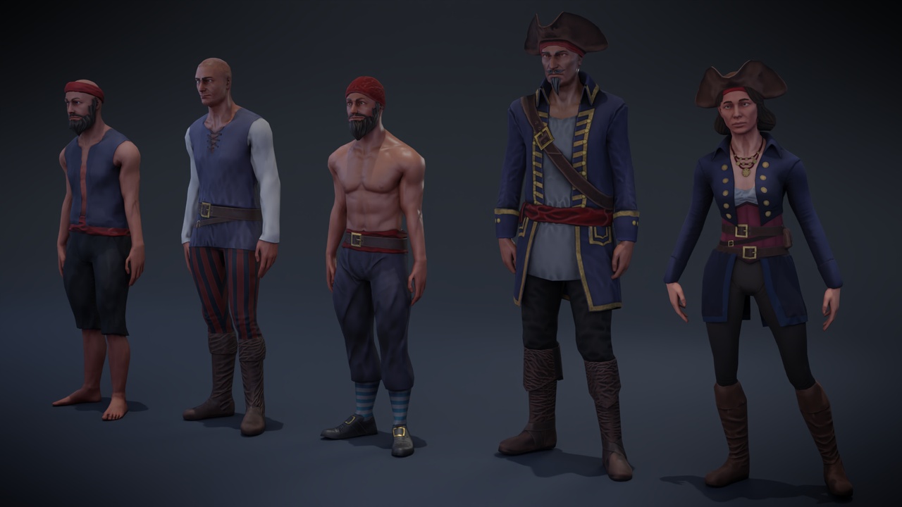 Media 1 for listing Pirate character pack