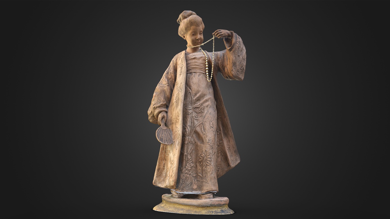 Media 1 for listing Elegant Female statue – Traditional Asian Style