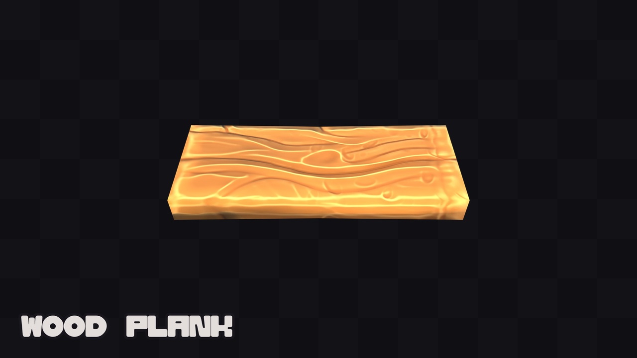 Media 1 for listing STYLIZED WOOD PLANK 120x48x12 CM