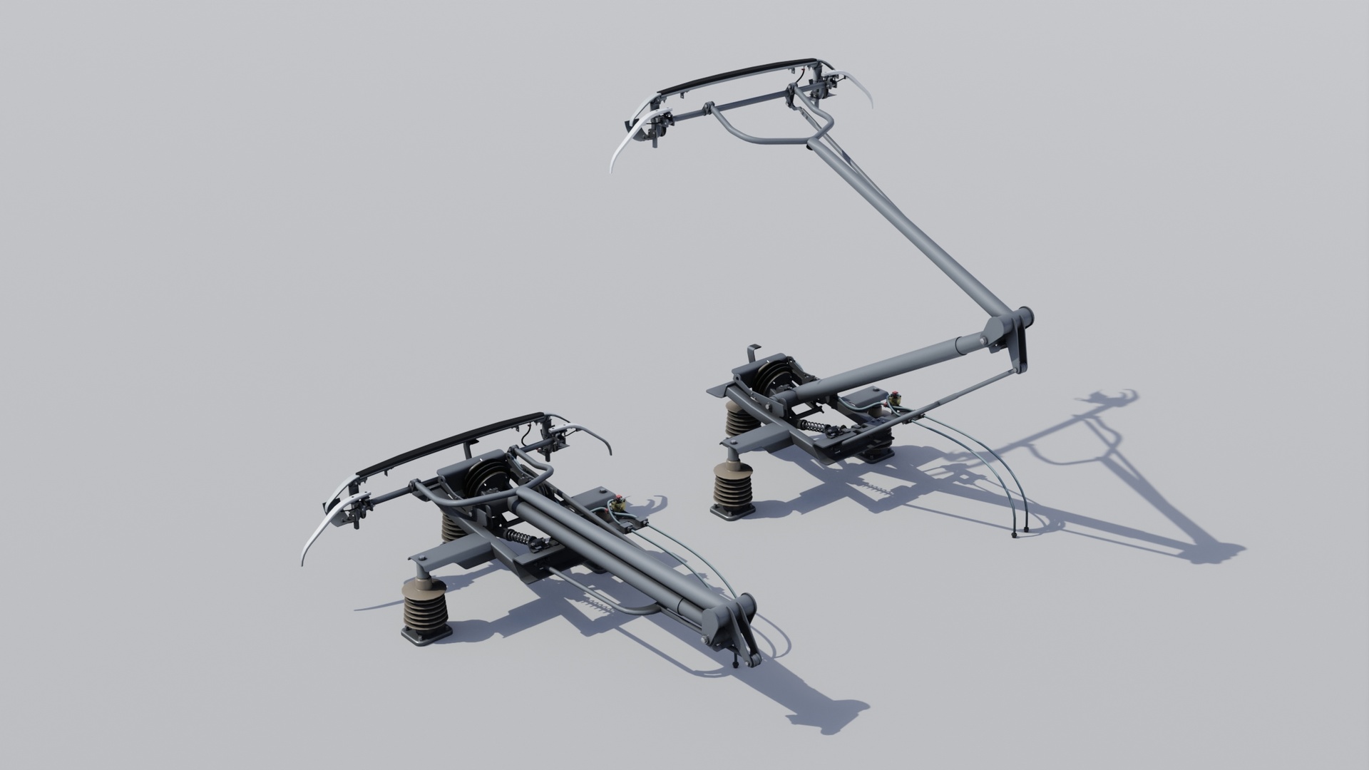 Media 1 for listing High Speed Pantograph (Single Strip Slide Plate Version)