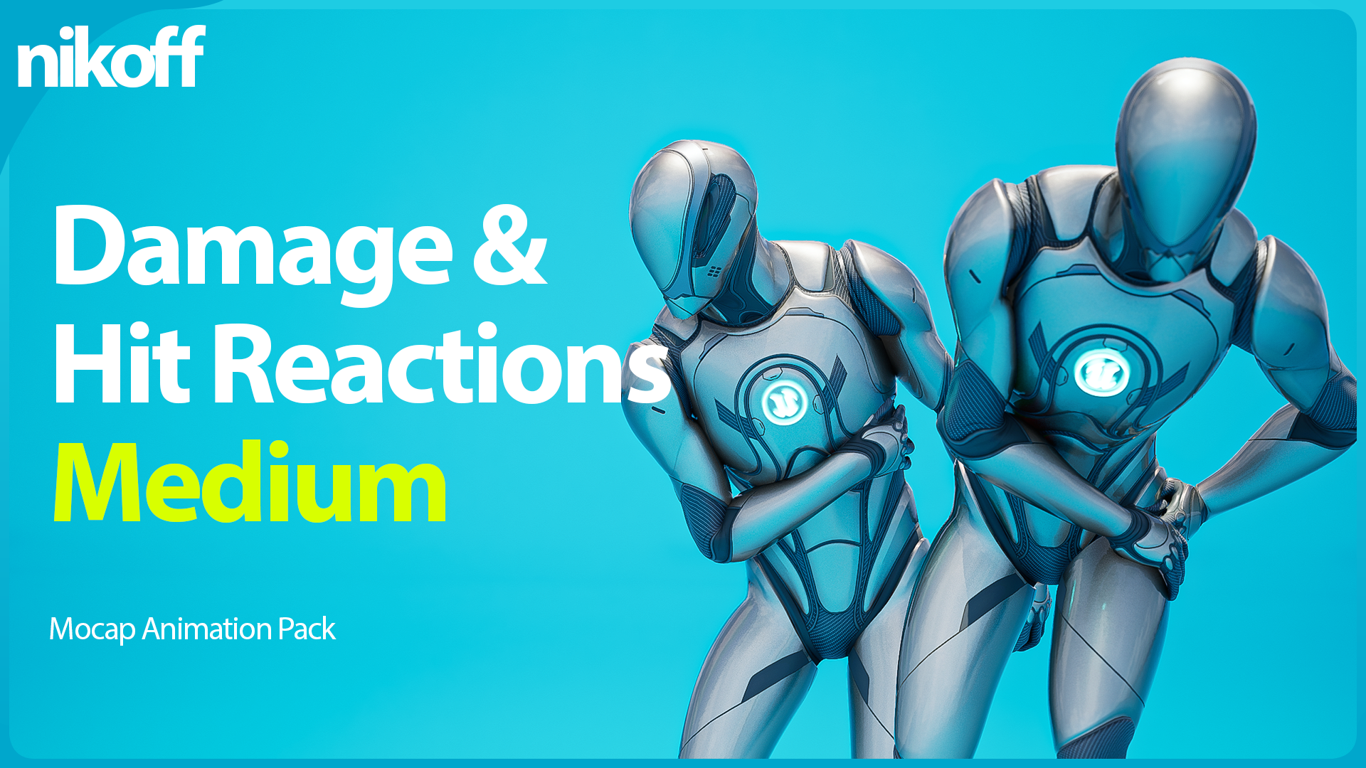 Damage & Hit Reactions Medium - Mocap Animation Pack | Fab