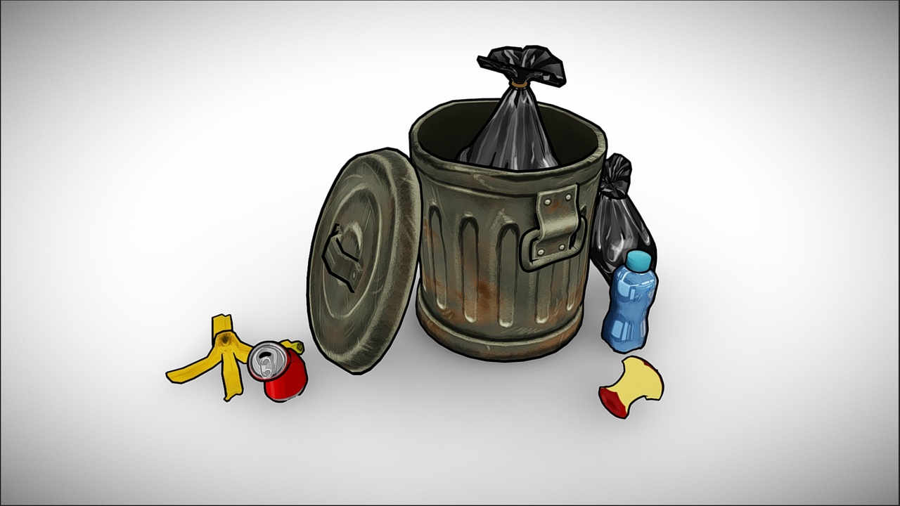 Media 1 for listing Trash - Stylized Asset