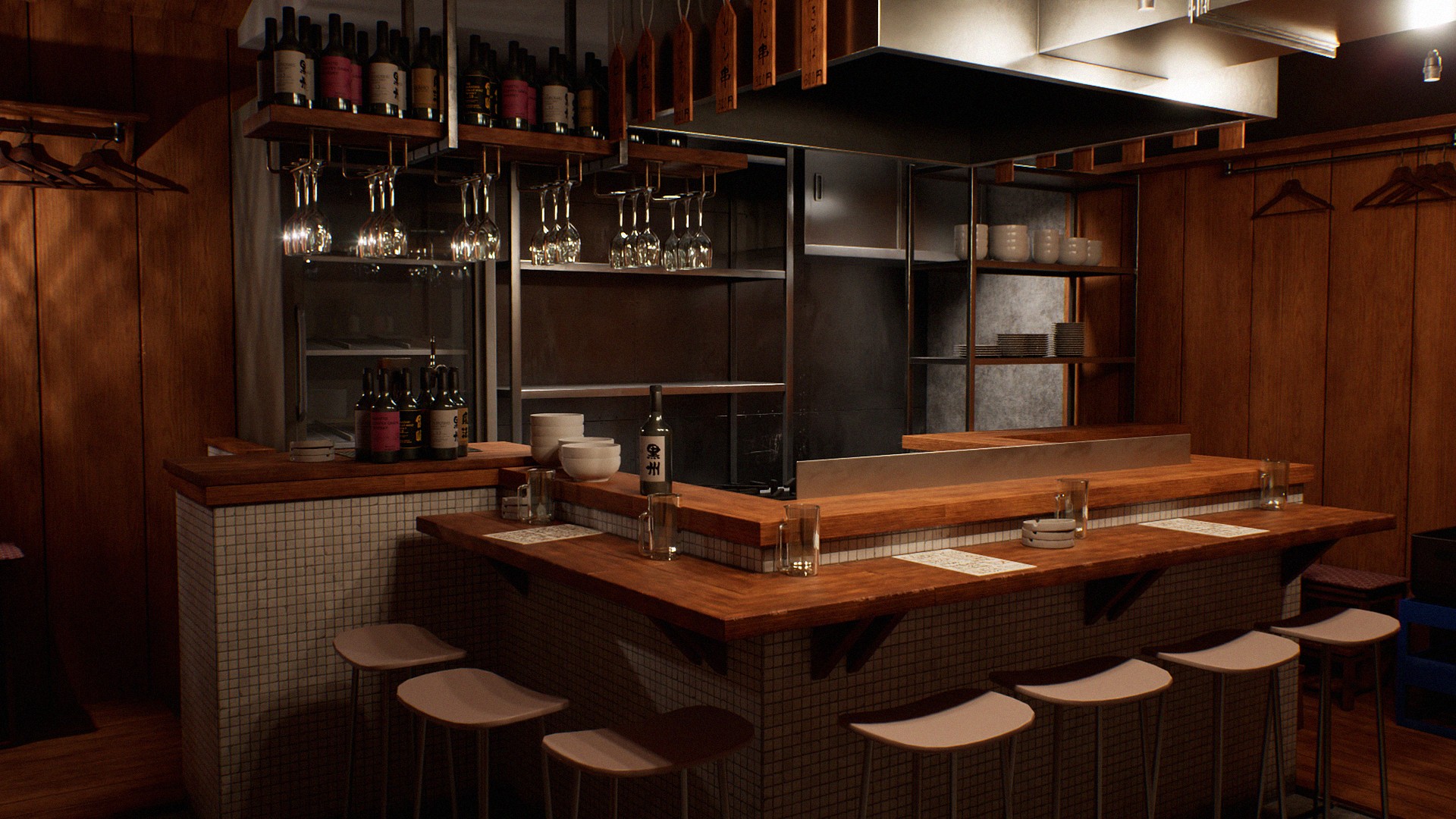 Restaurant Design　日本語解説付き激レア Japanese Izakaya Restaurant #1 - 68 Unique Assets | Fab