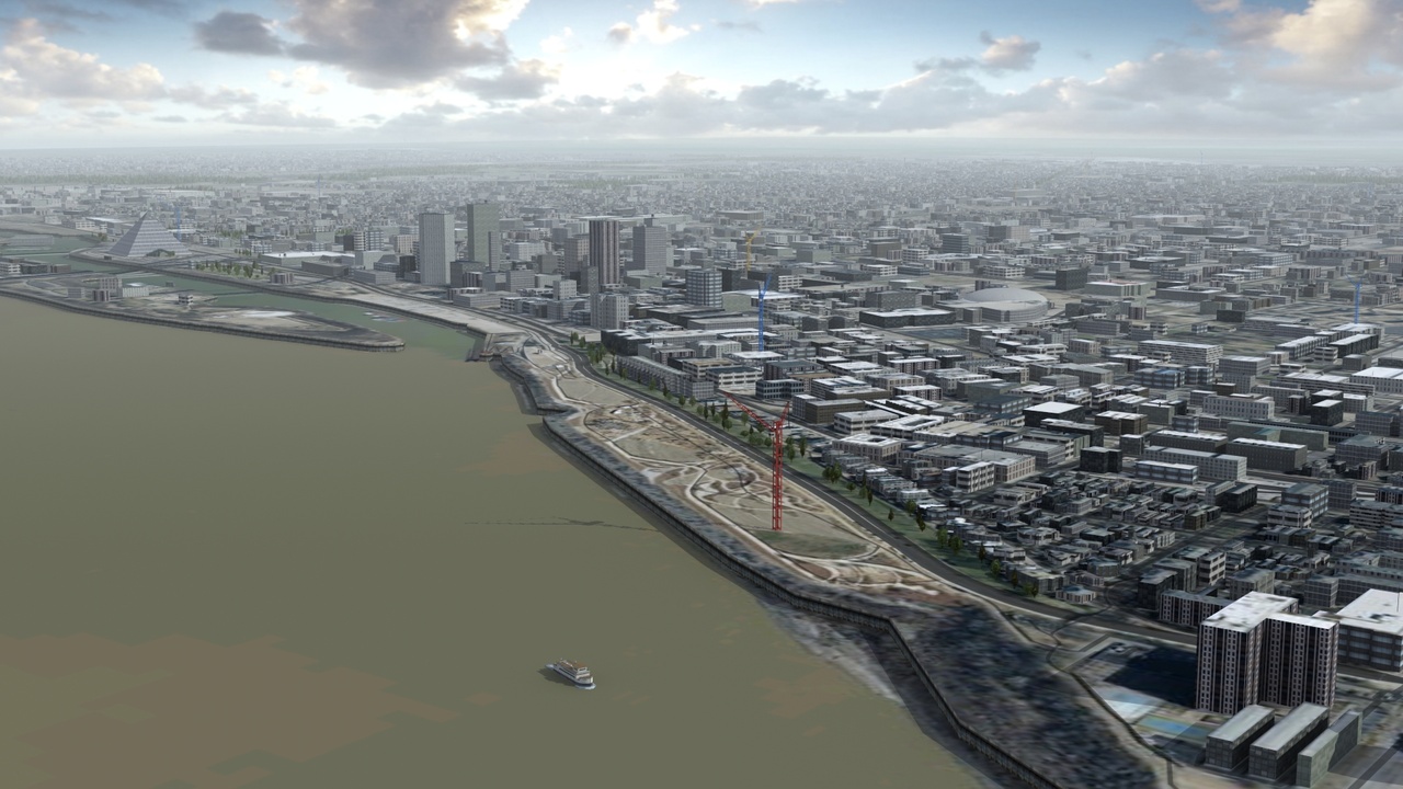 Media 1 for listing Memphis Tennessee American City Real Time 3D Model