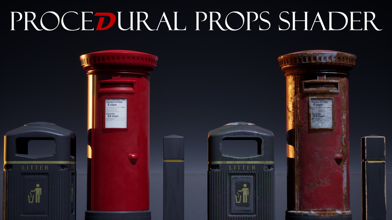 Media 1 for listing Procedural Props Shader