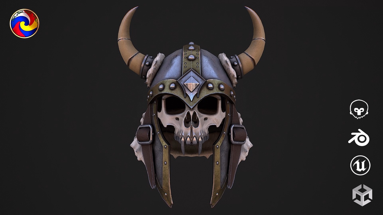 Media 1 for listing Fantasy Helmet 3D model