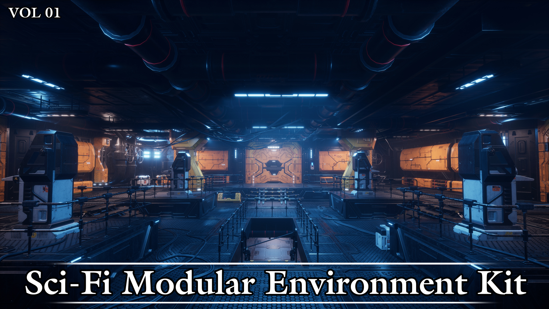 Sci-Fi Modular Environment Kit VOL01 | Fab