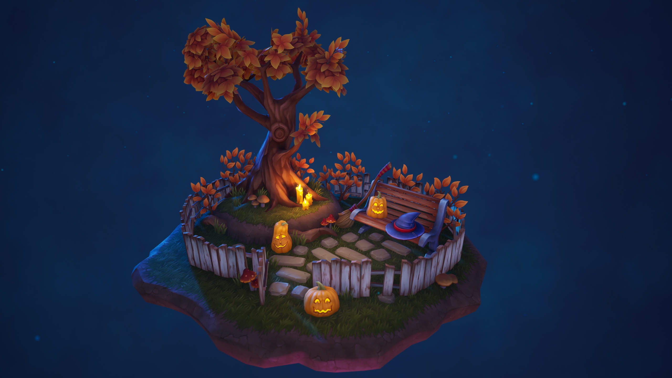 Media 1 for listing Lowpoly Halloween Decor