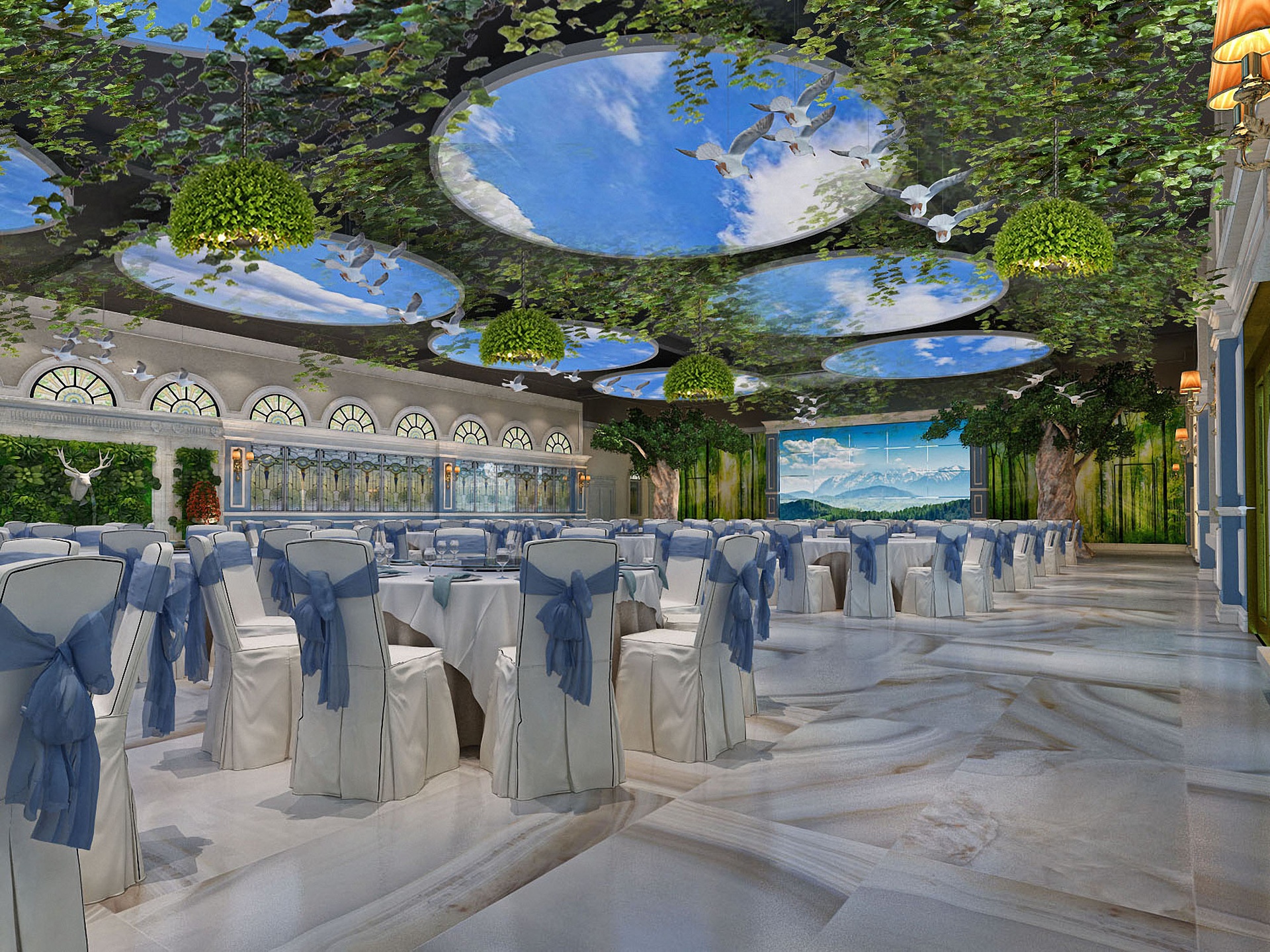 Media 1 for listing Luxury Wedding Ballroom | Eco-Themed Hotel Banquet Hall