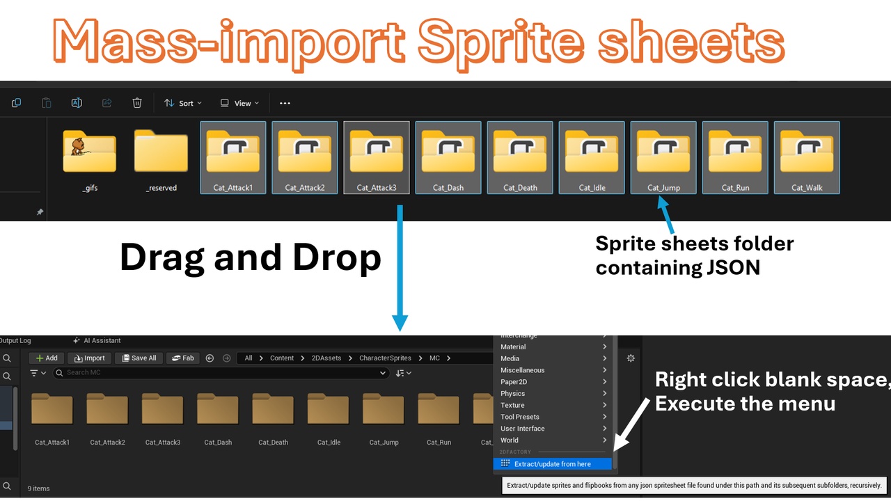 Media 1 for listing 2DFactory – Advanced JSON Sprite Importer