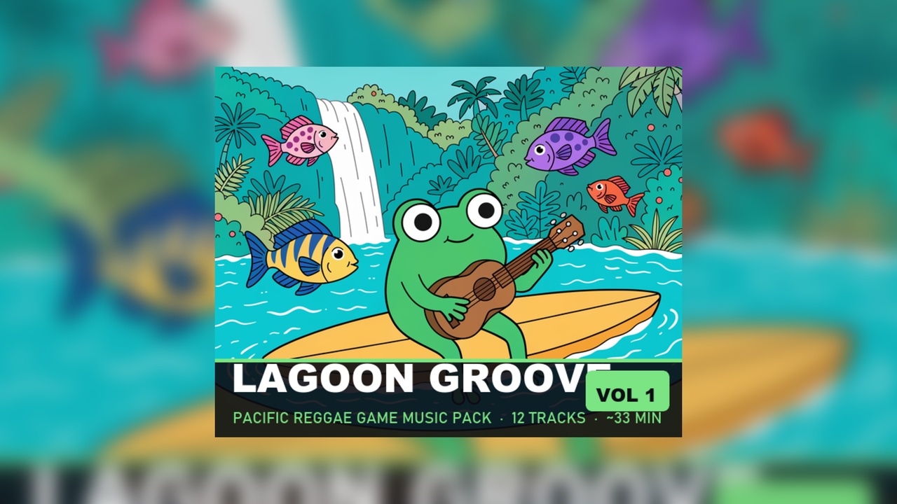 Media 1 for listing Lagoon Groove Vol 1 - Pacific Reggae Game Music Pack