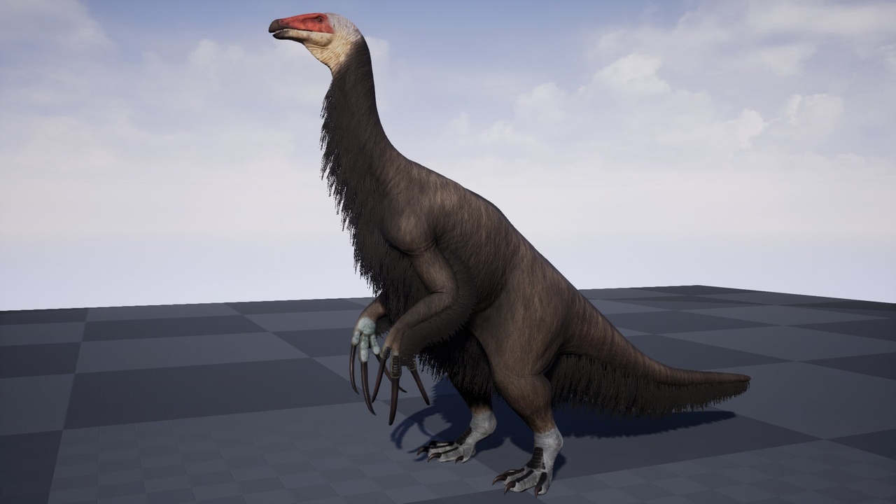 Media 1 for listing Therizinosaurus cheloniformis dinosaur