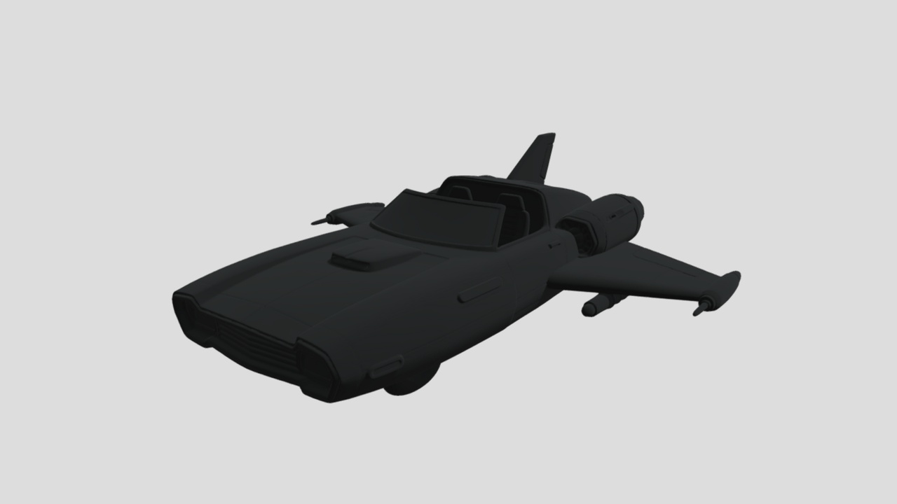 Media 1 for listing Retro - Futuristic Flying Car