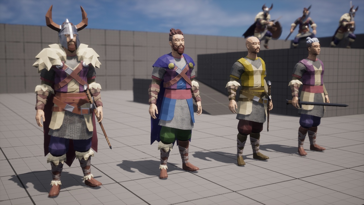 Media 1 for listing Viking 03 Modular Low-Poly