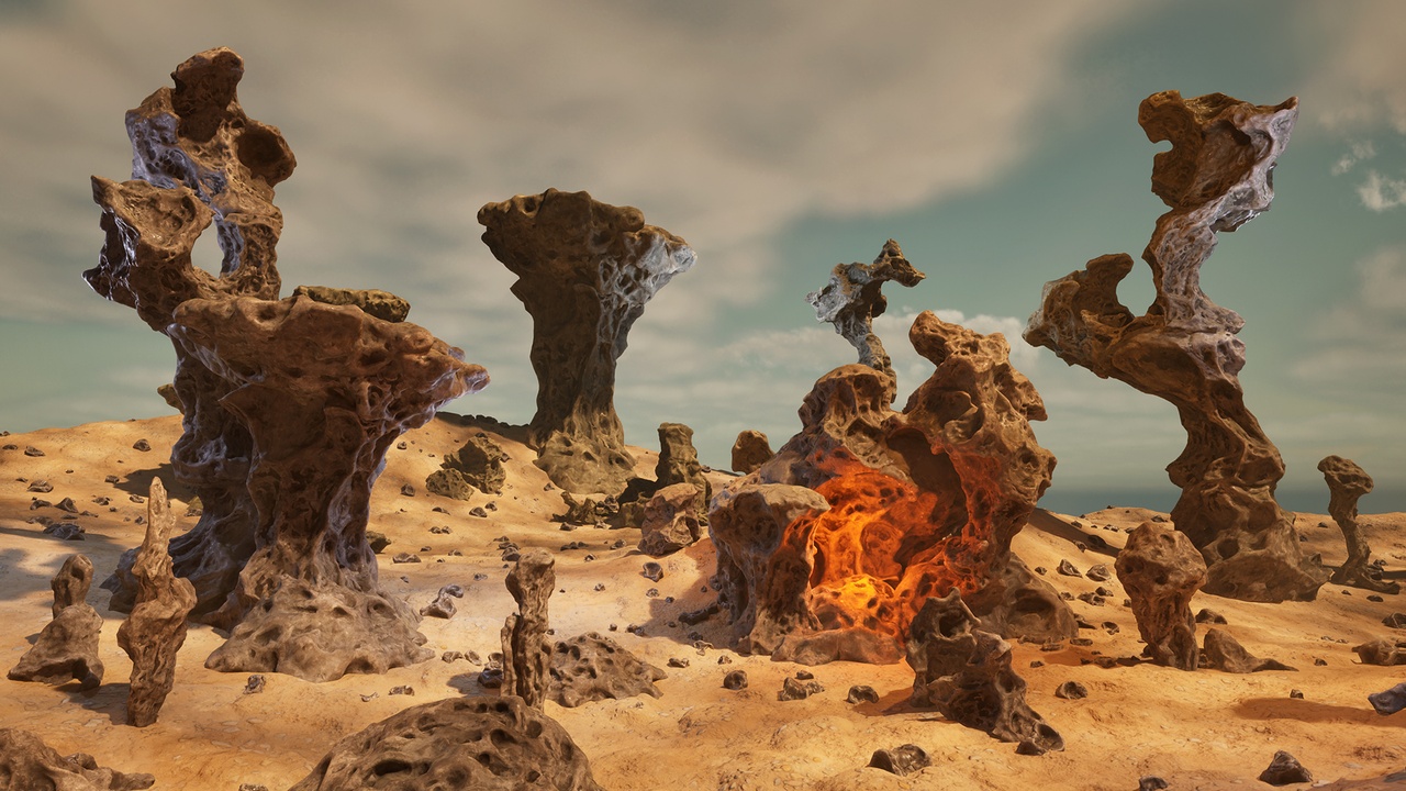 Media 1 for listing Eroded rocks