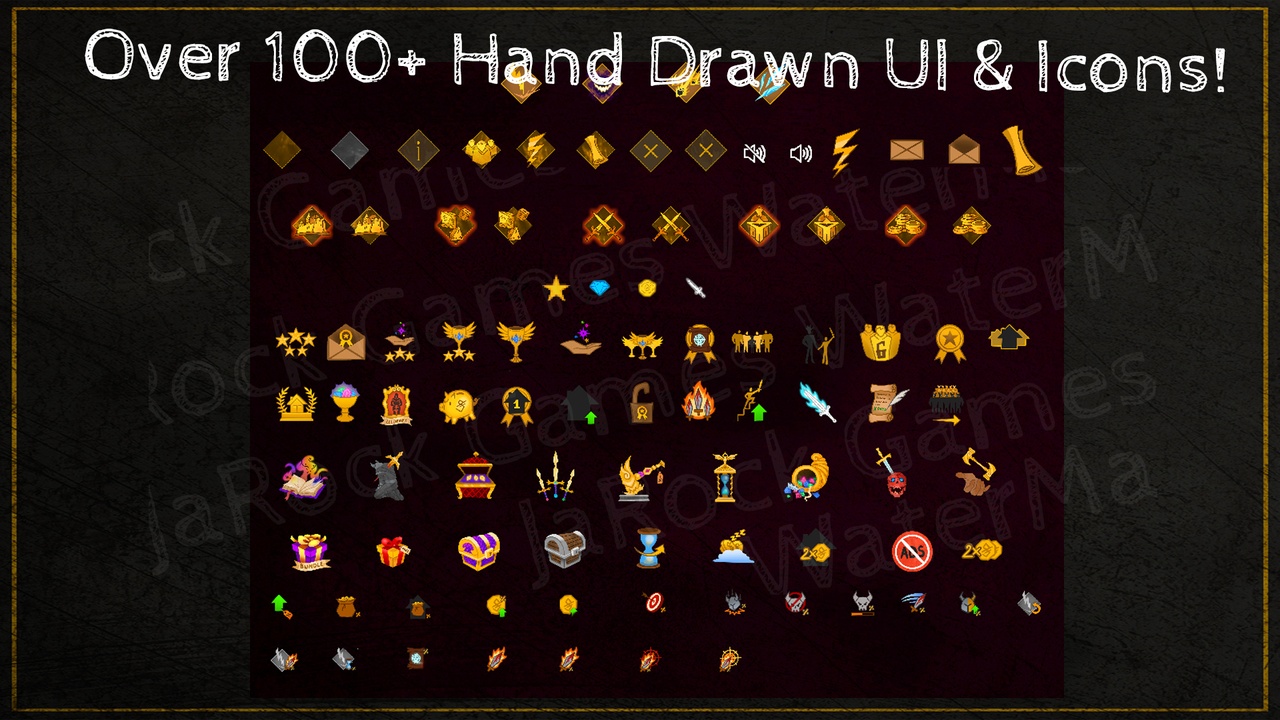 Media 1 for listing 100 Hand Drawn UI & Icons
