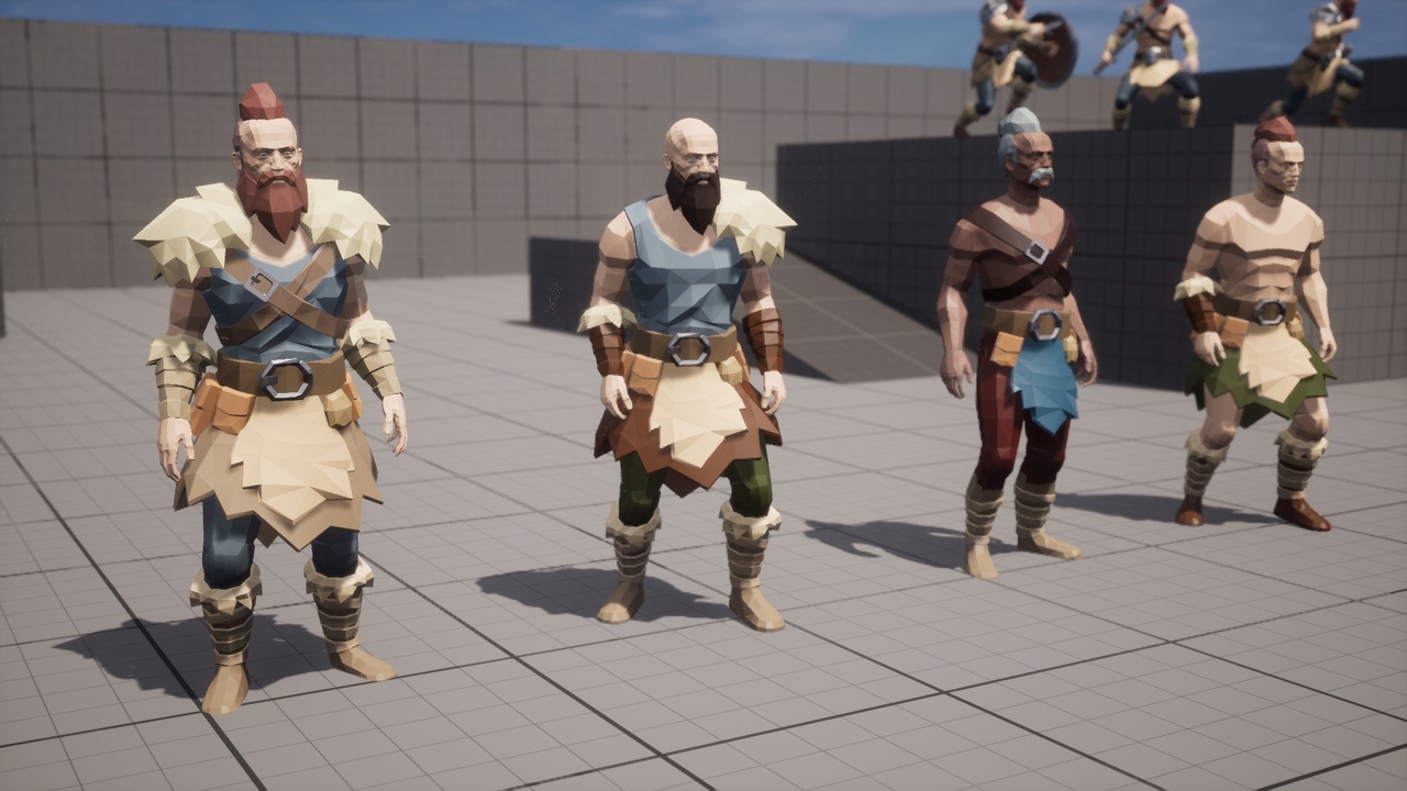 Media 1 for listing Viking 02 Modular Low-Poly
