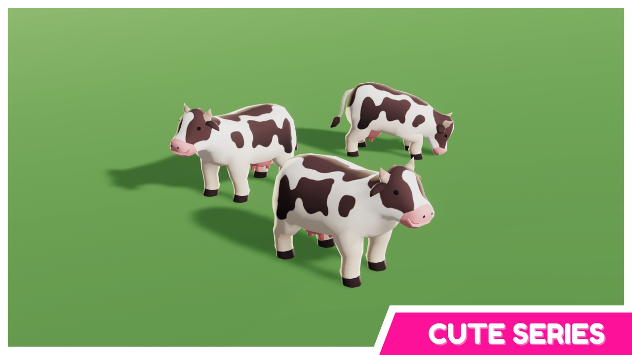 Media 1 for listing Farm Cow Cute Series