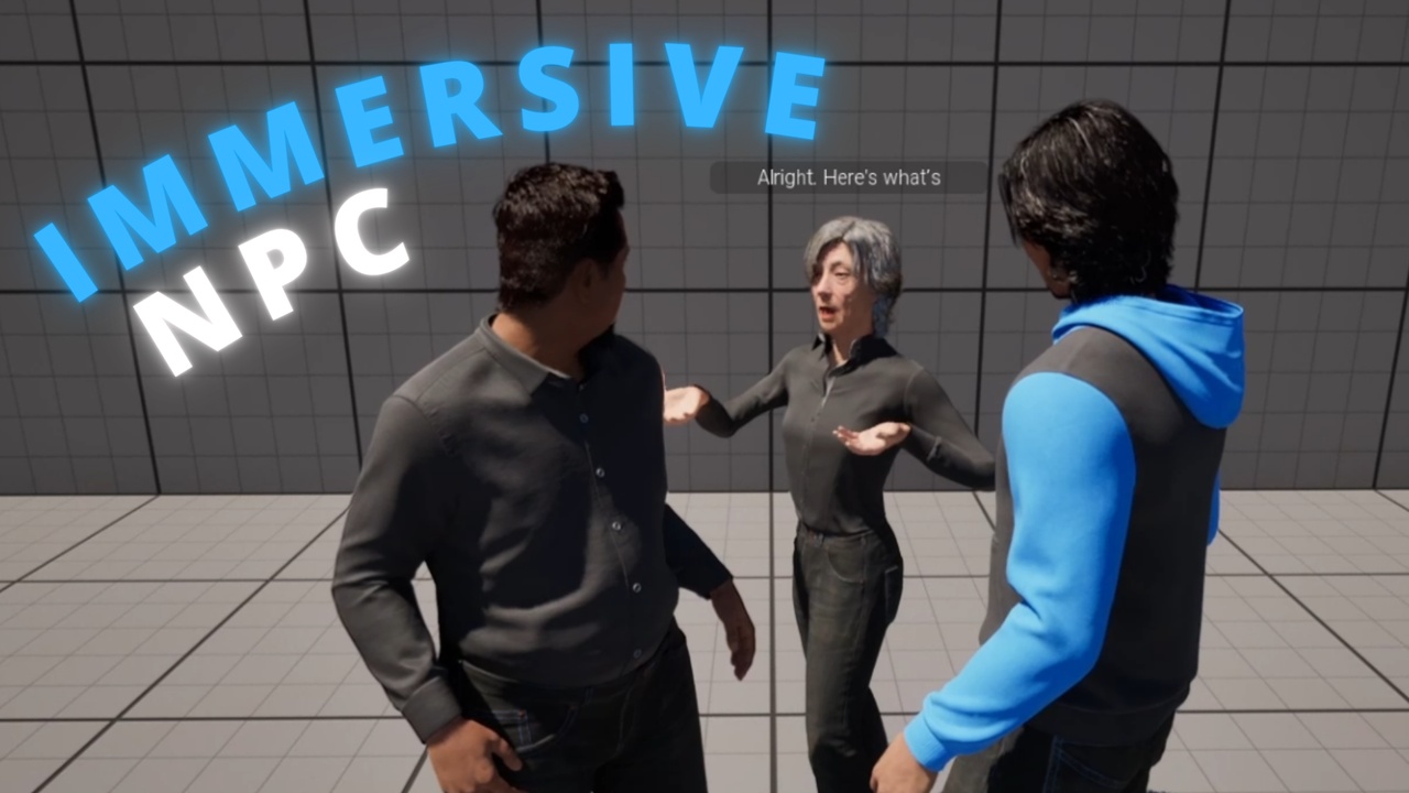 Media 1 for listing Immersive NPC - Metahuman