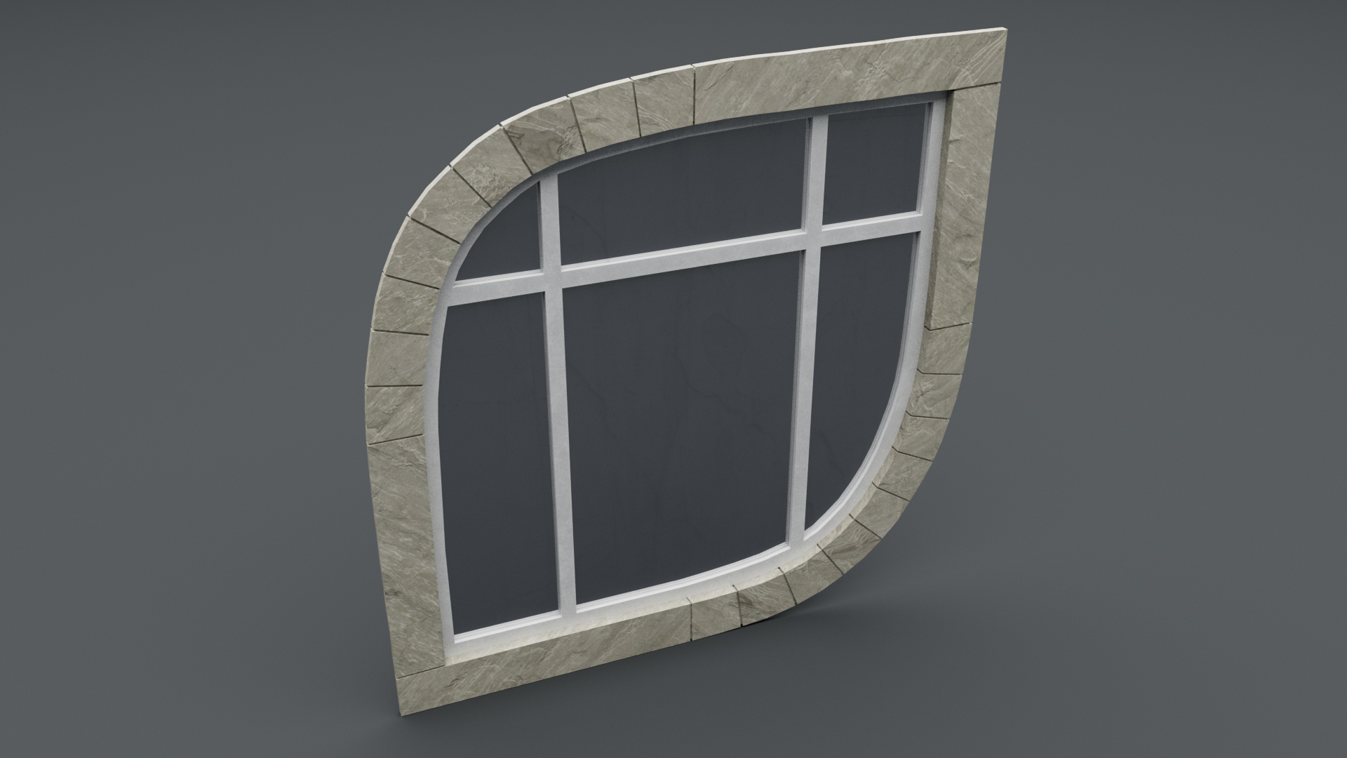 Window with rounded corners | Fab