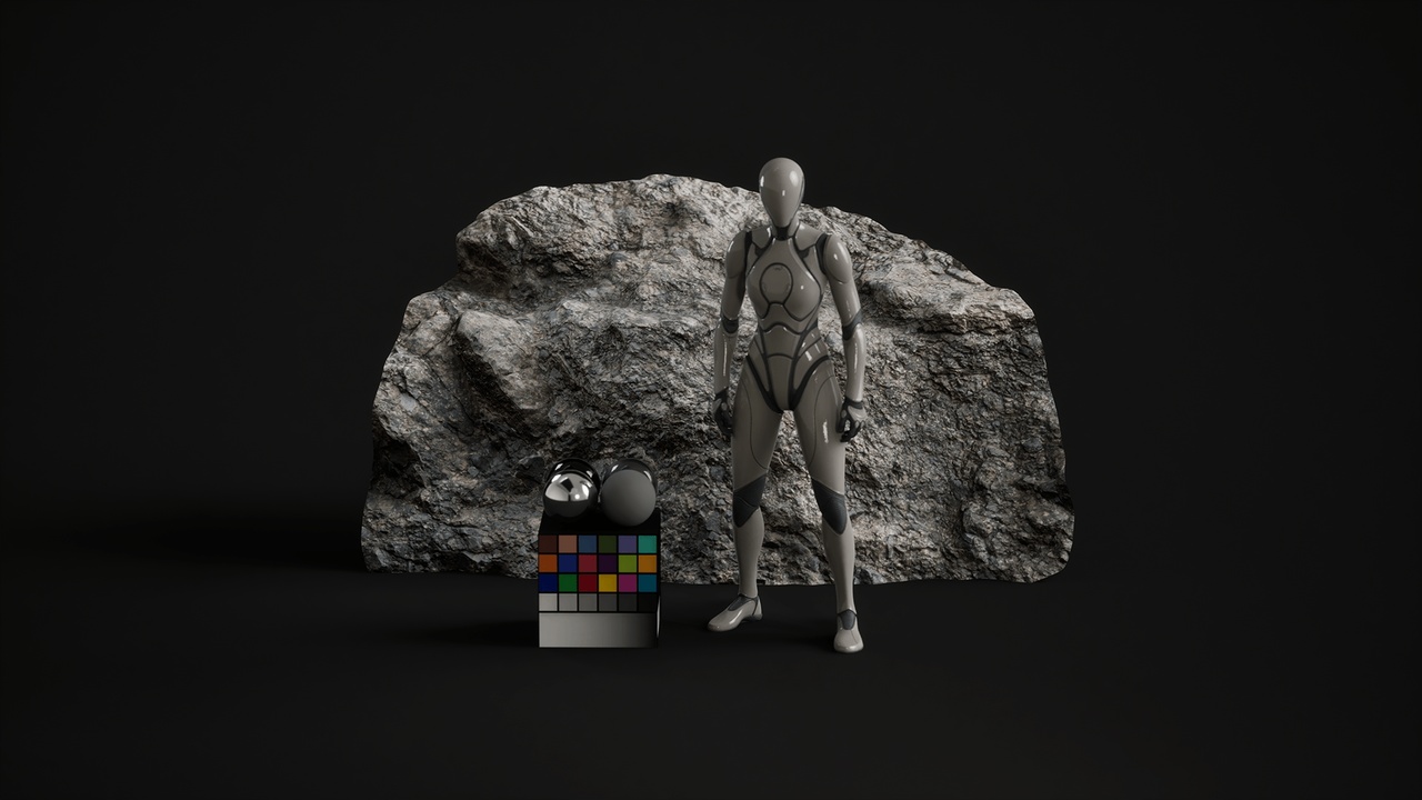 Medios 1 para el artículo Realistic Rock Outcrop 01 - Badlands with 4 LODs