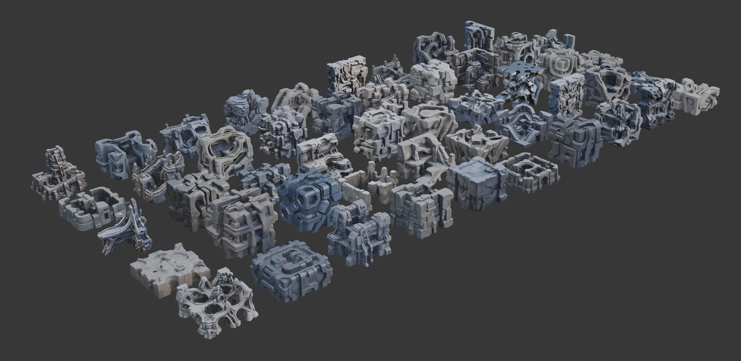 Media 1 for listing scifi structures set n2 1