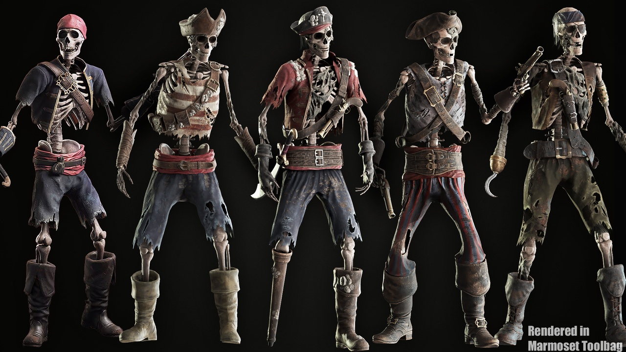 Media 1 for listing Skeleton Pirate Bundle
