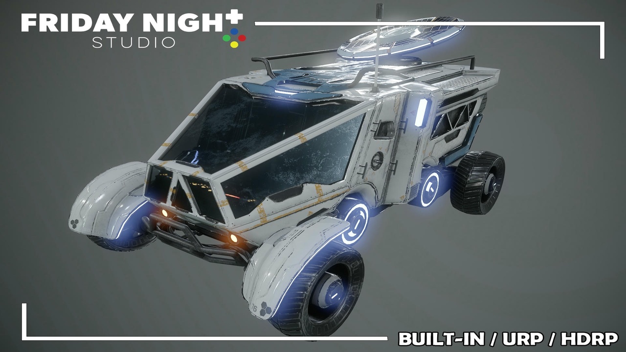 出品Futuristic Rover Satellite with suspensionのメディア1