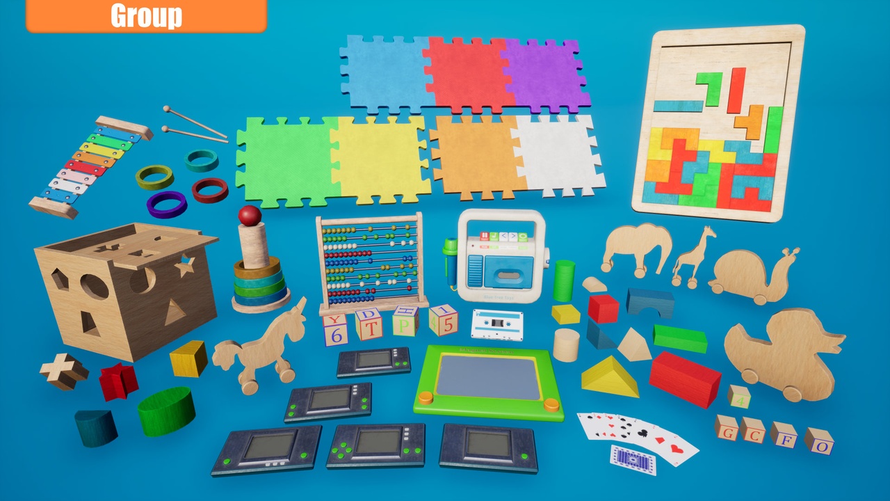 Media 1 for listing Retro Kids Toys Pack