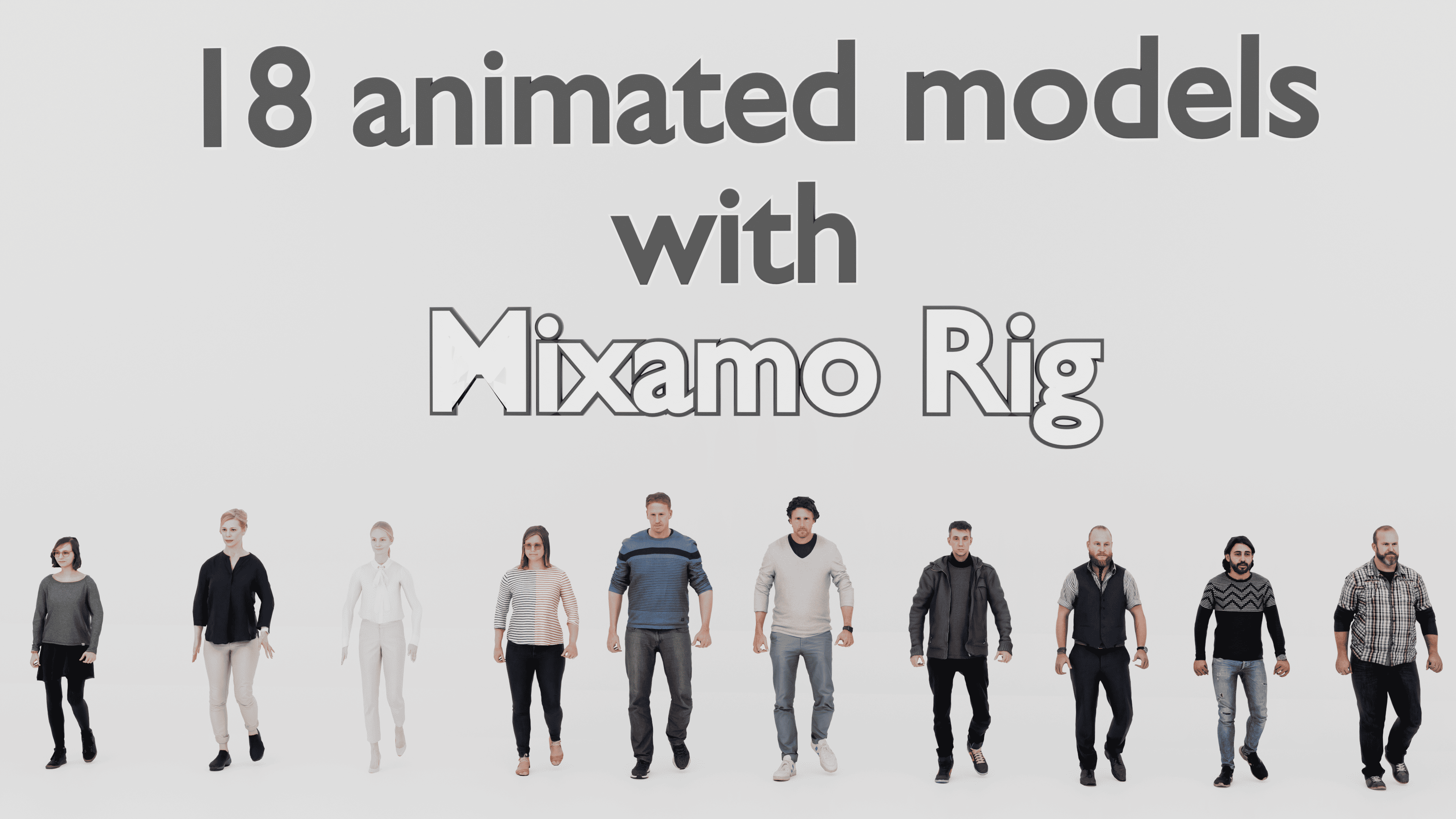 Crowd Pack Ultimate animated crowd pack | Fab