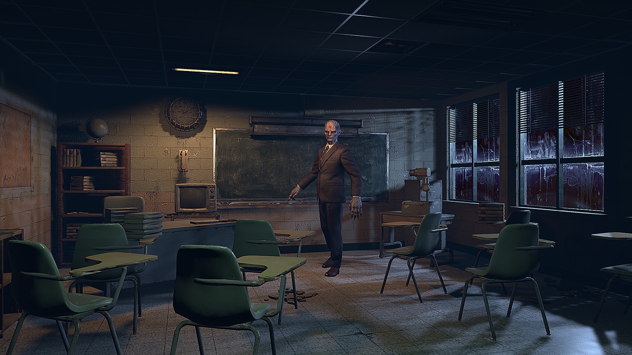 Media 1 for listing Principal Evil – Haunted School, Modular Horror Classroom and Corridor Kit