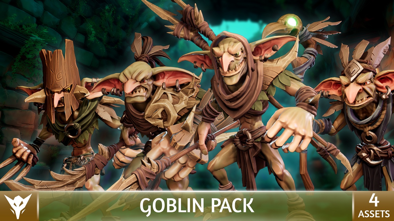 Media 1 for listing Stylized Goblin Pack