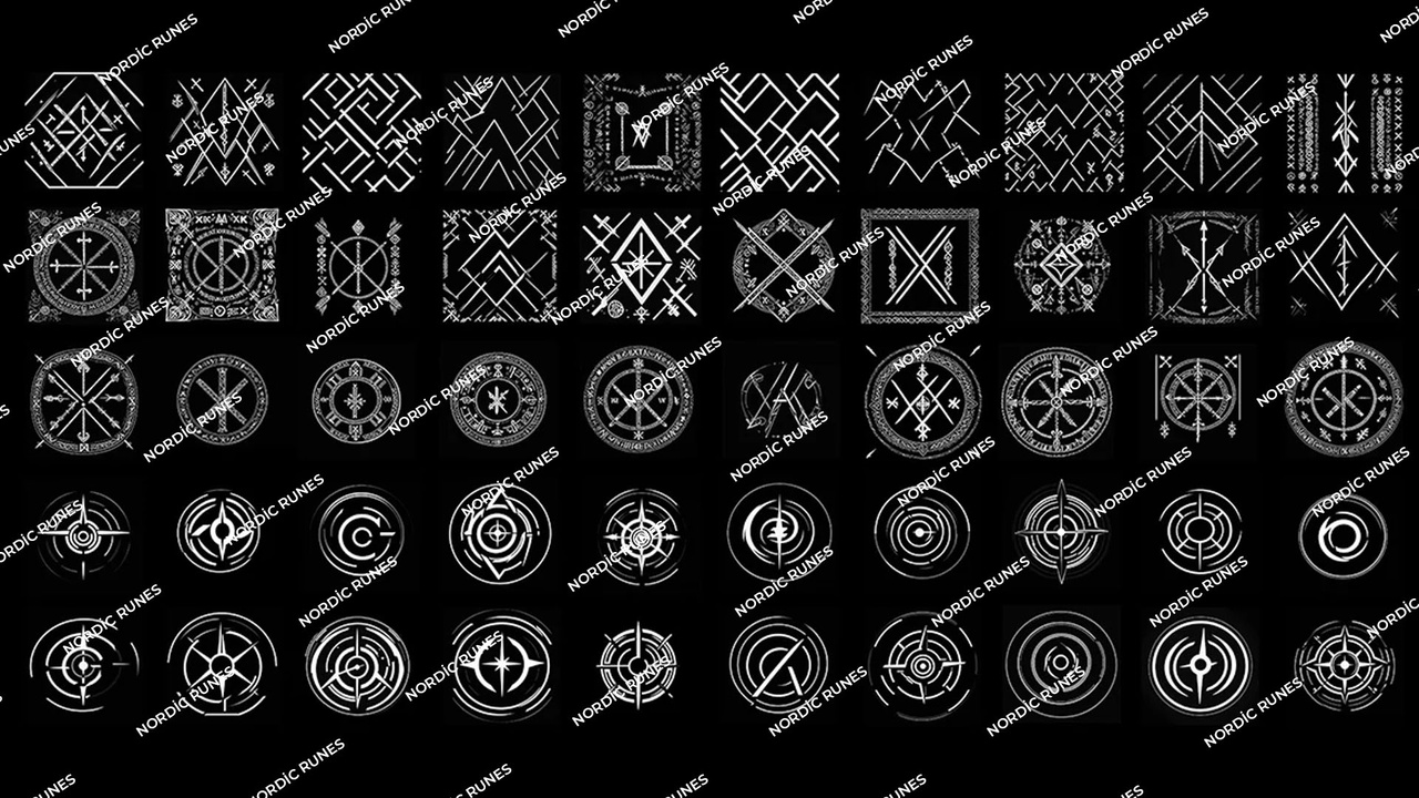 Media 1 for listing 50 Pieces - Nordic Sigils & Runes Alpha/Decal Pack Vol 02
