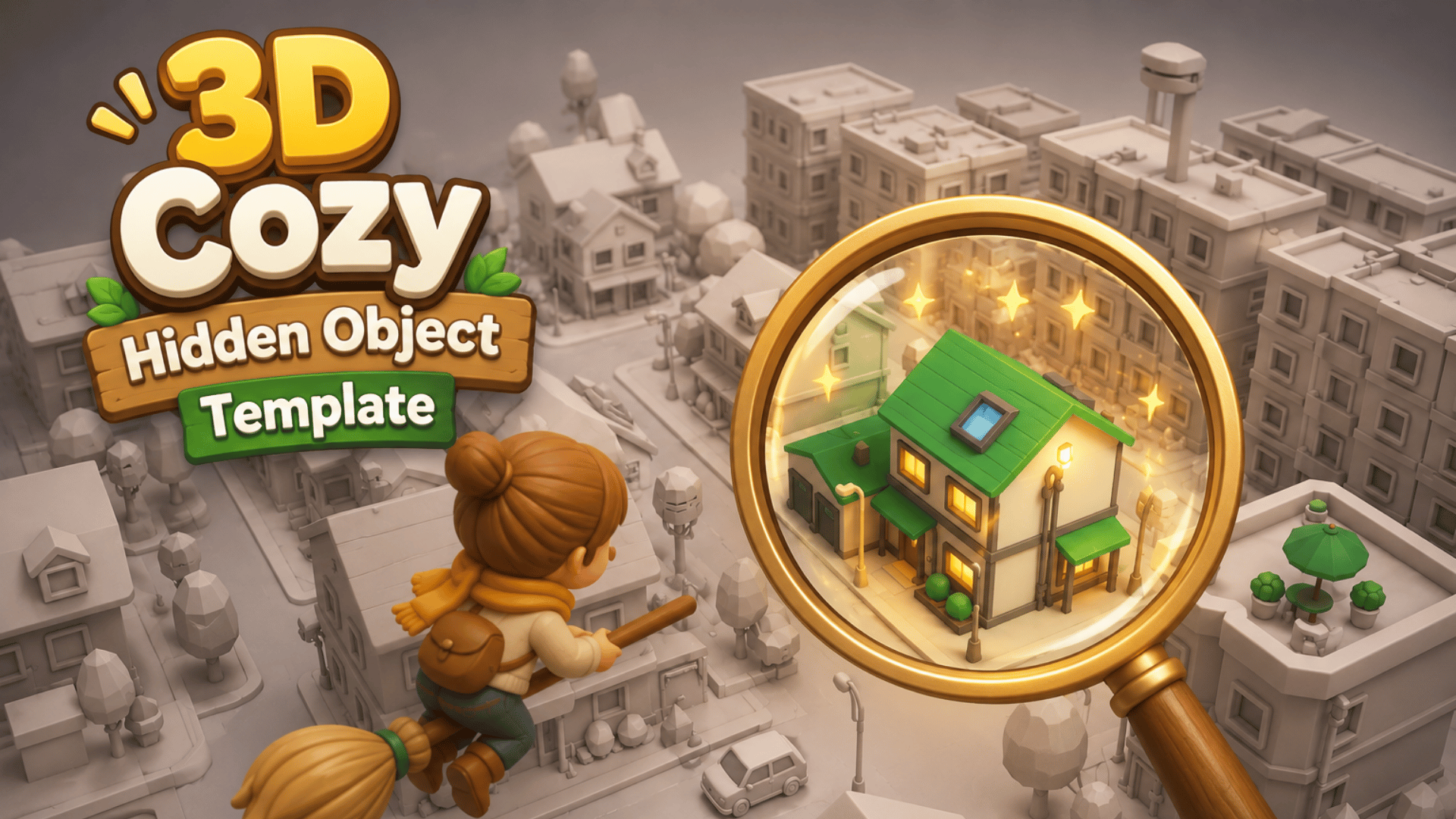 3D Cozy Hidden Object Game Template | Fab