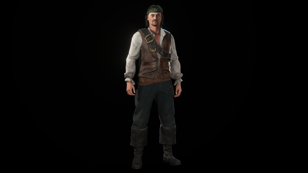 Media 1 for listing Pirate (Var. 3) PBR Game Ready