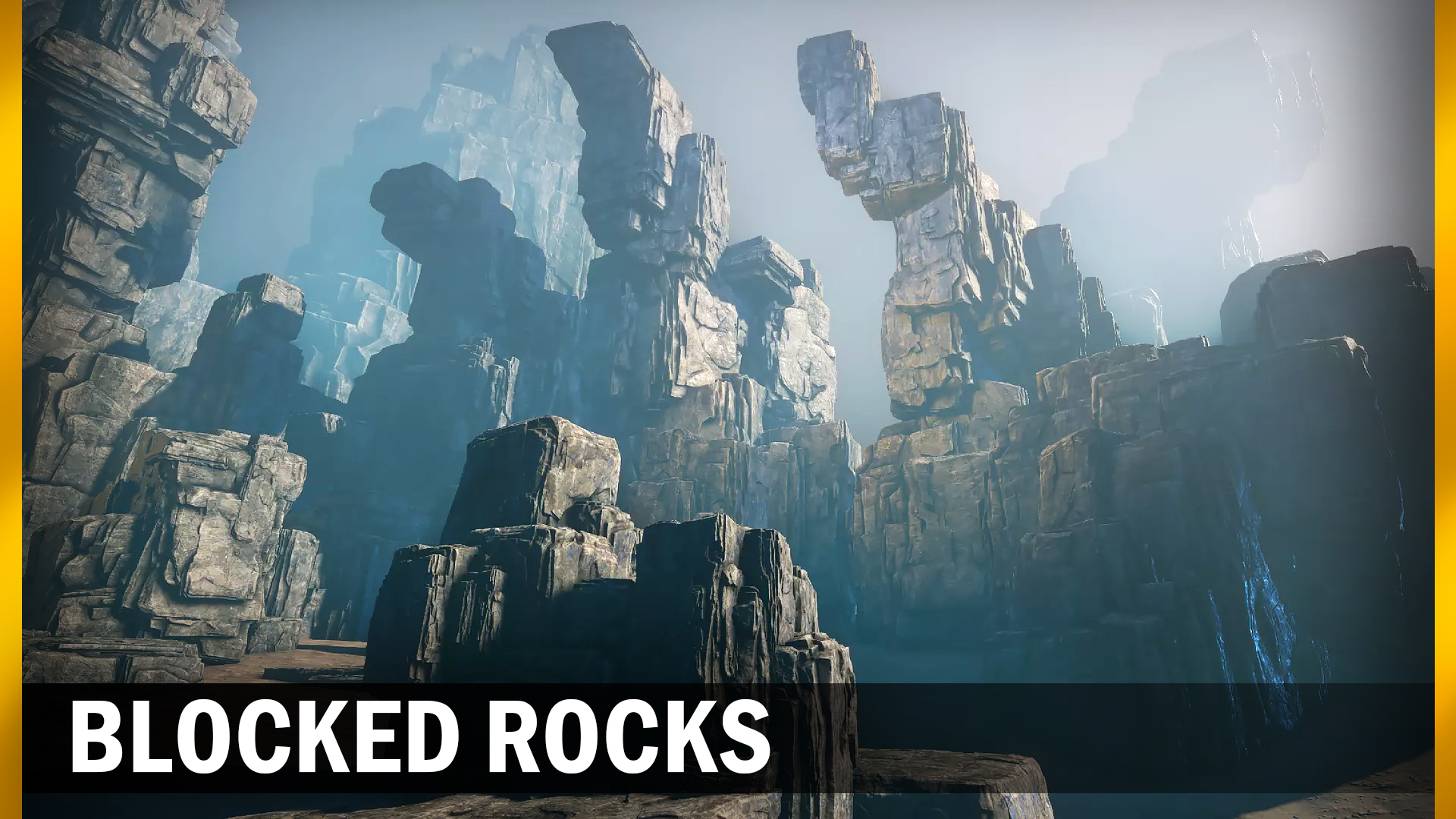 Blocks And Rocks Blocked Rocks | Fab