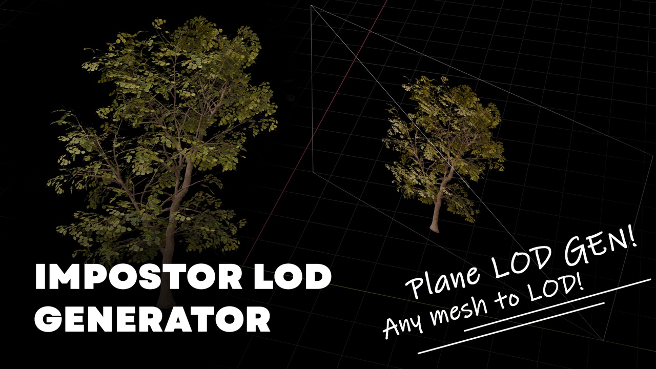 Media 1 for listing Billboard LOD / Impostor LOD generator