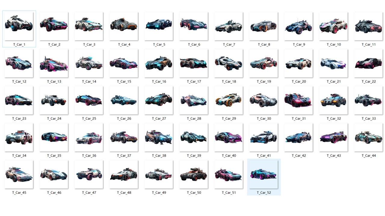 Media 1 for listing 2D Cyberpunk Car