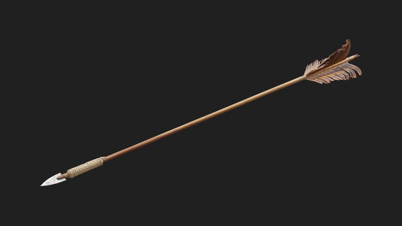 Media 1 for listing Historic Medieval Weapon Arrow Wood 03