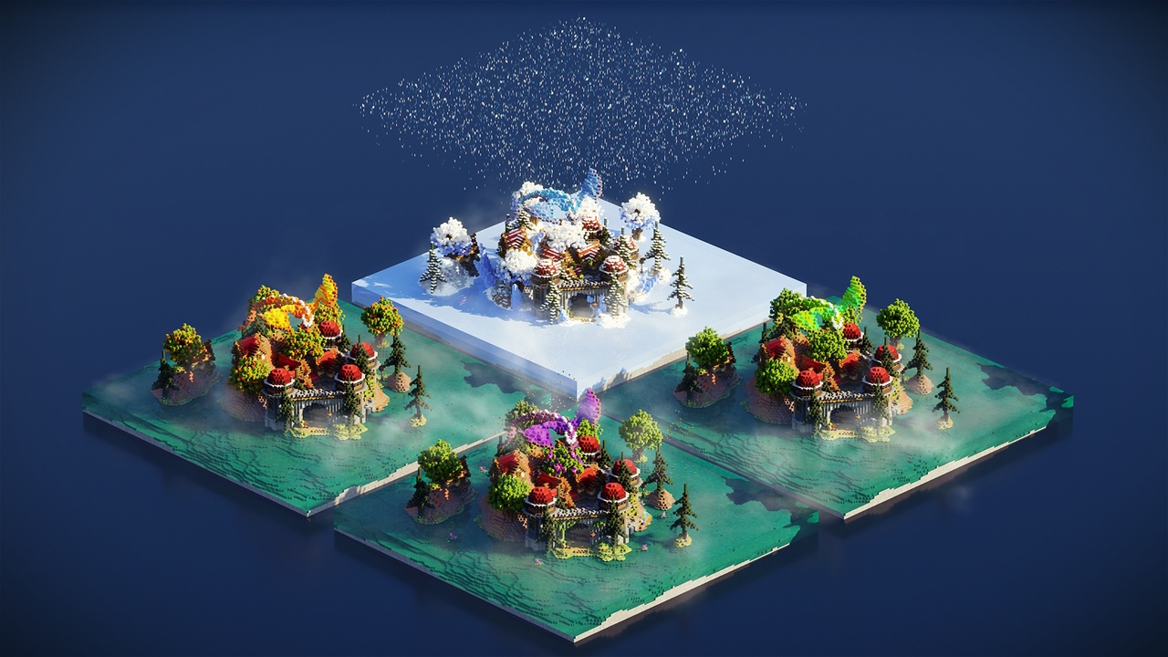 Media 1 for listing 4x Tiny Island Seasonal Villages