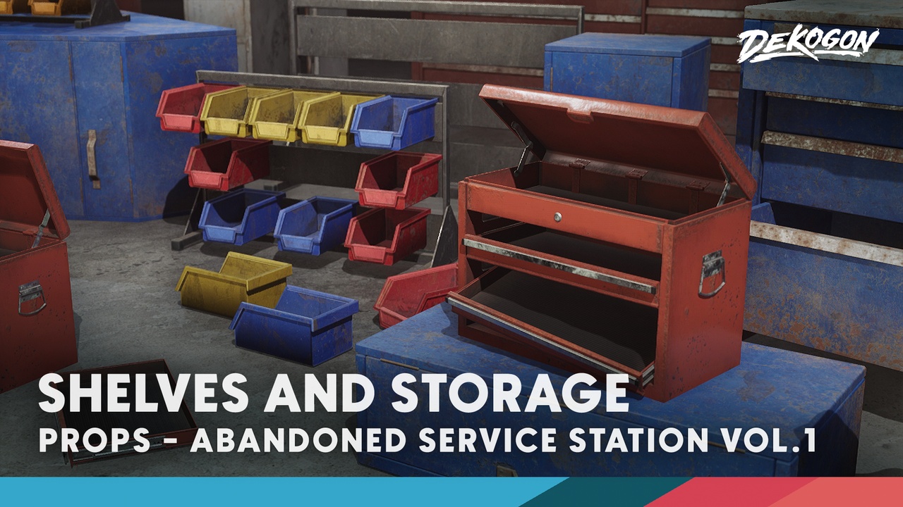 Abandoned Service Garage - VOL.1 - Shelves and Storage | Fab