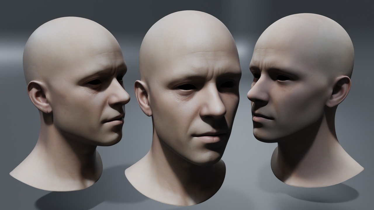 Media 1 for listing Meta Human Head - Male Character Base