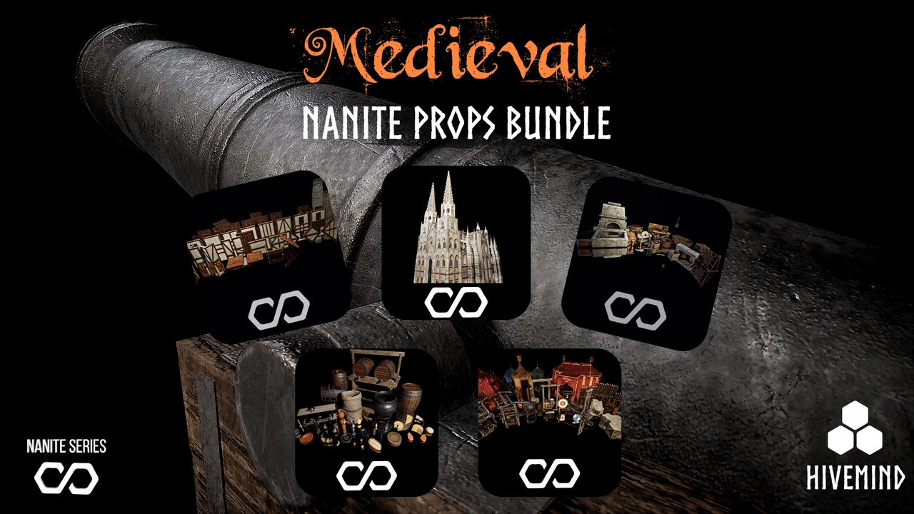 Media 1 for listing [Nanite] Medieval Props Mega Bundle